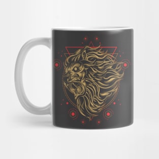 Raging lion Mug